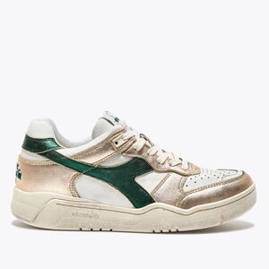 Diadora Heritage B.560 Metal Mix Sneaker White/Smoke Gray Size 8 New in Box $280